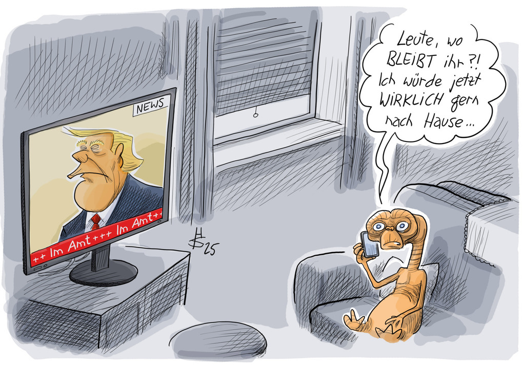 Weitere Ansicht: Cartoons des Jahres 2025 | Heiko Sakurai