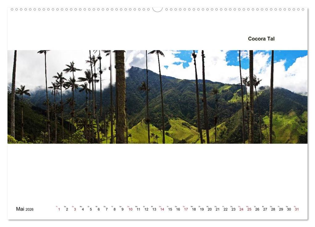 Weitere Ansicht: Kolumbien - Land der Farben und des Lichts (Wandkalender 2026 DIN A2 quer), CALVENDO Monatskalender | www.kolumbien-impressionen.de, U boeTtchEr, Calvendo