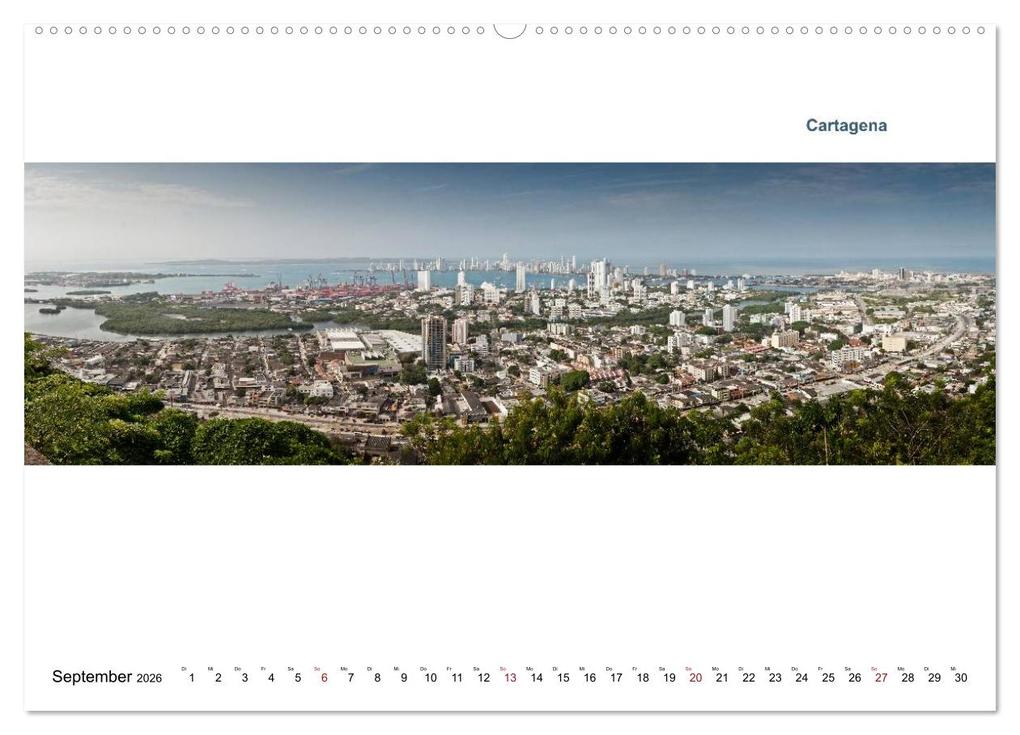 Weitere Ansicht: Kolumbien - Land der Farben und des Lichts (Wandkalender 2026 DIN A2 quer), CALVENDO Monatskalender | www.kolumbien-impressionen.de, U boeTtchEr, Calvendo