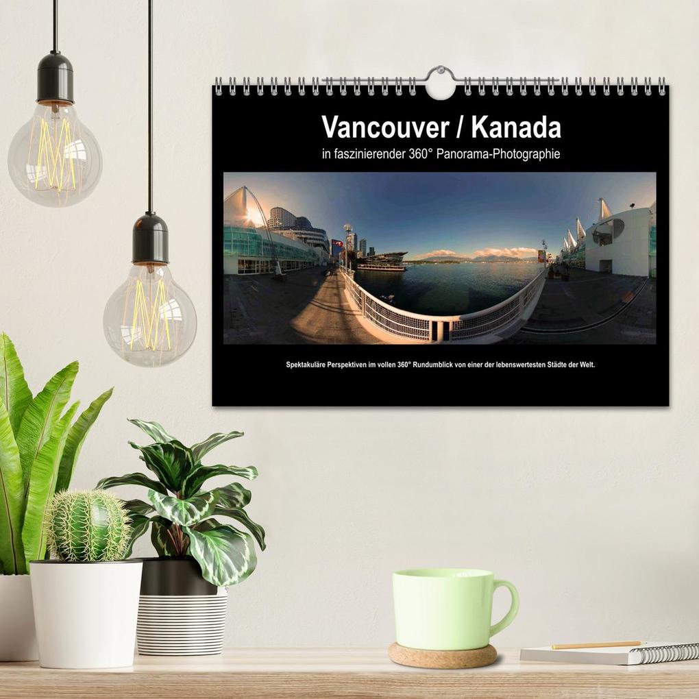 Weitere Ansicht: Vancouver / Kanada in faszinierender 360° Panorama-Photographie (Wandkalender 2026 DIN A4 quer), CALVENDO Monatskalender | Copyright by AmosArtwork, Armin Portele, Calvendo