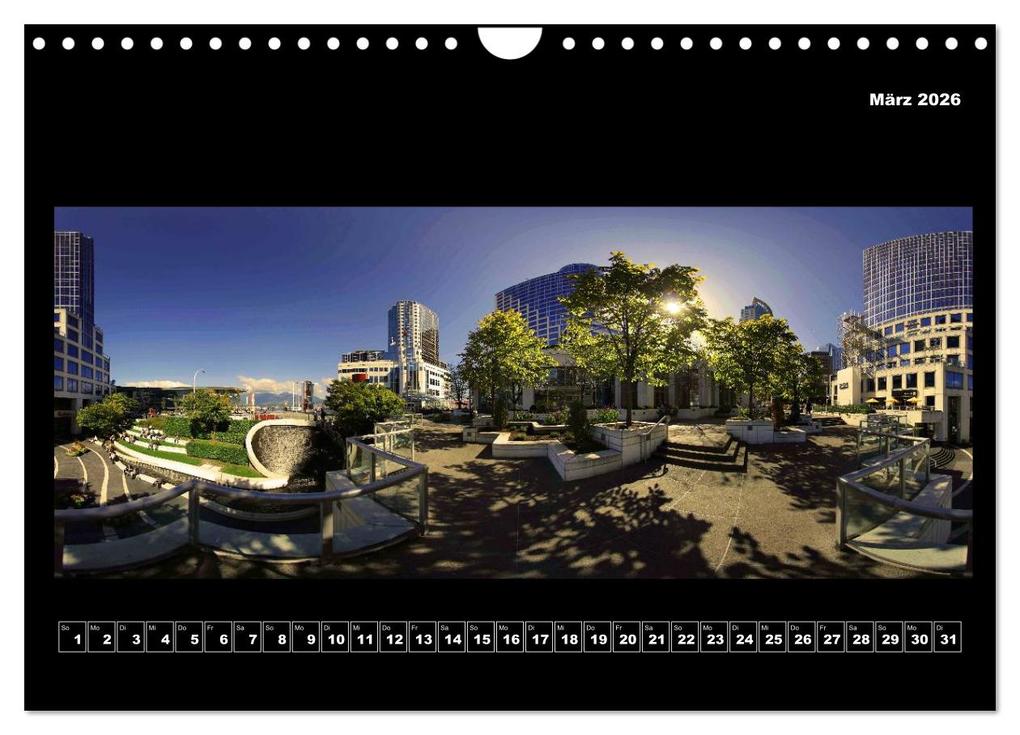 Weitere Ansicht: Vancouver / Kanada in faszinierender 360° Panorama-Photographie (Wandkalender 2026 DIN A4 quer), CALVENDO Monatskalender | Copyright by AmosArtwork, Armin Portele, Calvendo