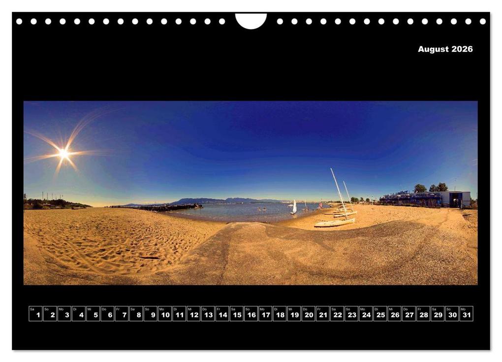 Weitere Ansicht: Vancouver / Kanada in faszinierender 360° Panorama-Photographie (Wandkalender 2026 DIN A4 quer), CALVENDO Monatskalender | Copyright by AmosArtwork, Armin Portele, Calvendo