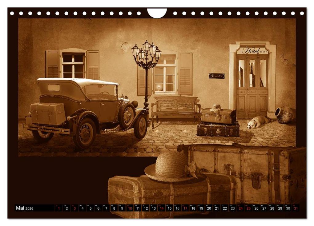 Weitere Ansicht: Nostalgie in Sepia (Wandkalender 2026 DIN A4 quer), CALVENDO Monatskalender | Monika Jüngling alias Mausopardia, Calvendo