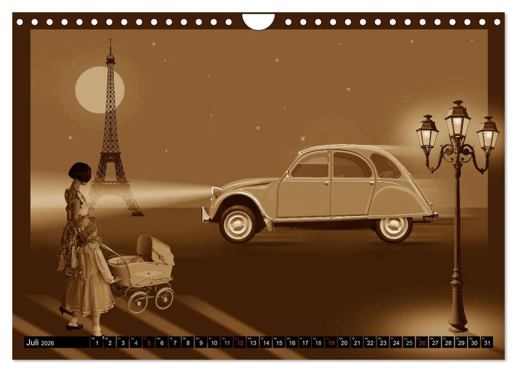 Weitere Ansicht: Nostalgie in Sepia (Wandkalender 2026 DIN A4 quer), CALVENDO Monatskalender | Monika Jüngling alias Mausopardia, Calvendo