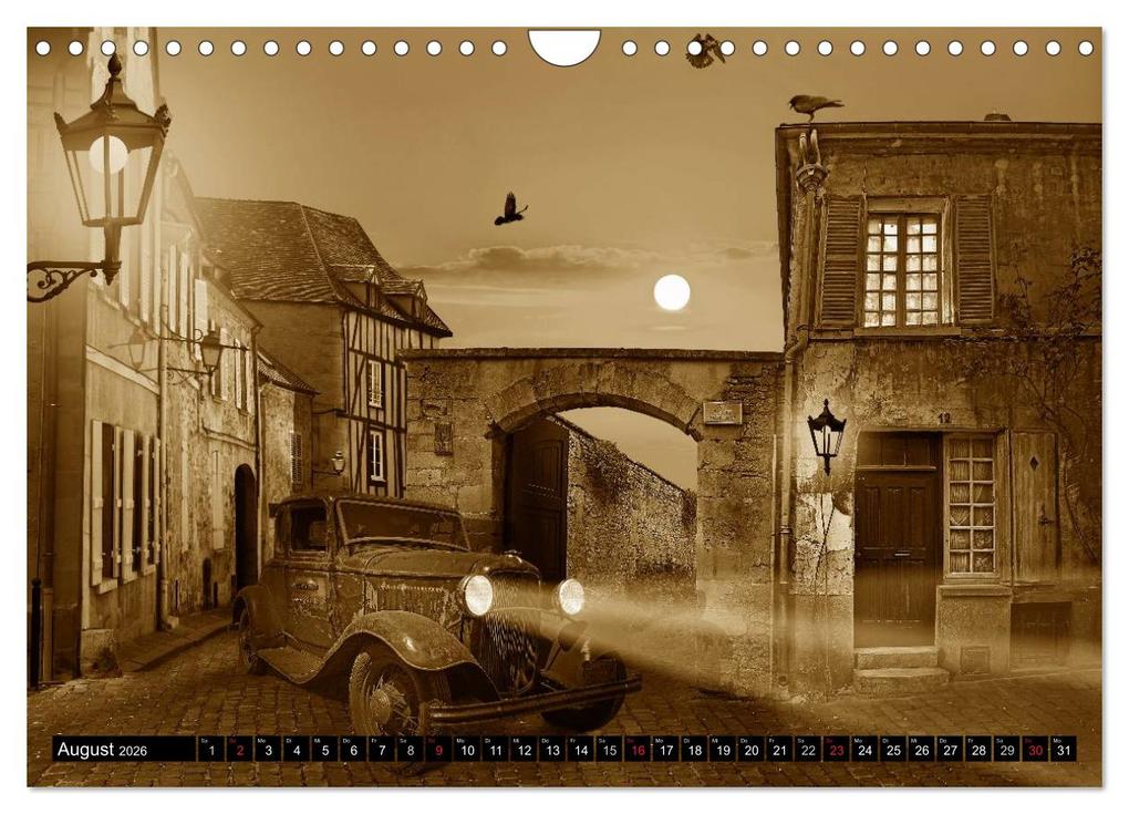 Weitere Ansicht: Nostalgie in Sepia (Wandkalender 2026 DIN A4 quer), CALVENDO Monatskalender | Monika Jüngling alias Mausopardia, Calvendo