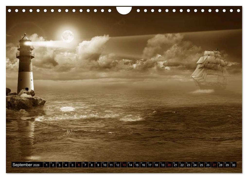 Weitere Ansicht: Nostalgie in Sepia (Wandkalender 2026 DIN A4 quer), CALVENDO Monatskalender | Monika Jüngling alias Mausopardia, Calvendo