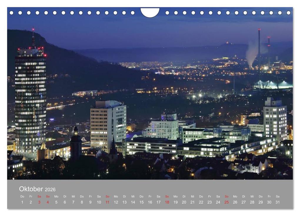 Weitere Ansicht: Jena in Thüringen (Wandkalender 2026 DIN A4 quer), CALVENDO Monatskalender | Gerd Gropp, Calvendo