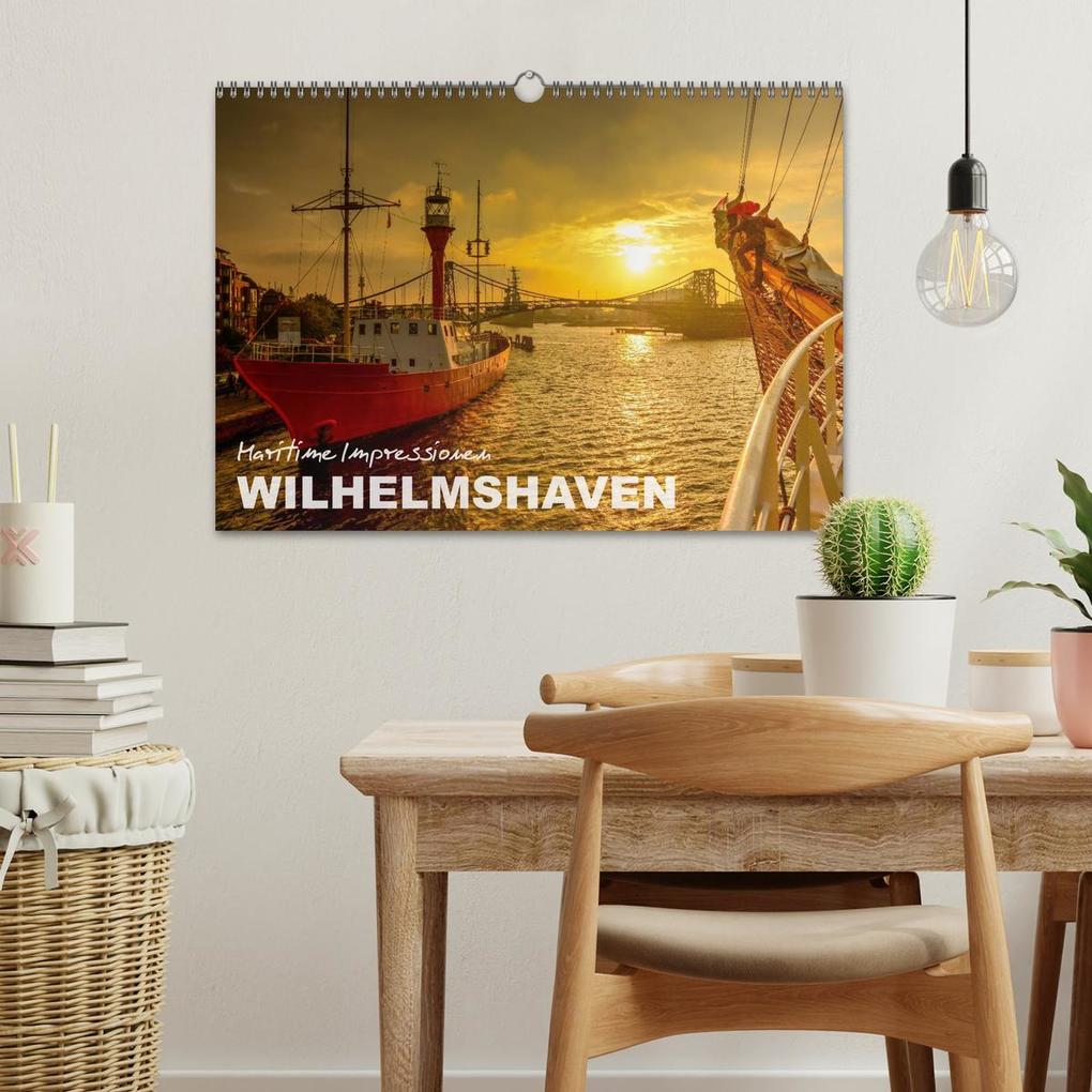 Weitere Ansicht: Maritime Impressionen Wilhelmshaven (Wandkalender 2026 DIN A3 quer), CALVENDO Monatskalender | © www.geniusstrand.de, Calvendo