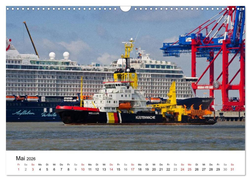 Weitere Ansicht: Maritime Impressionen Wilhelmshaven (Wandkalender 2026 DIN A3 quer), CALVENDO Monatskalender | © www.geniusstrand.de, Calvendo