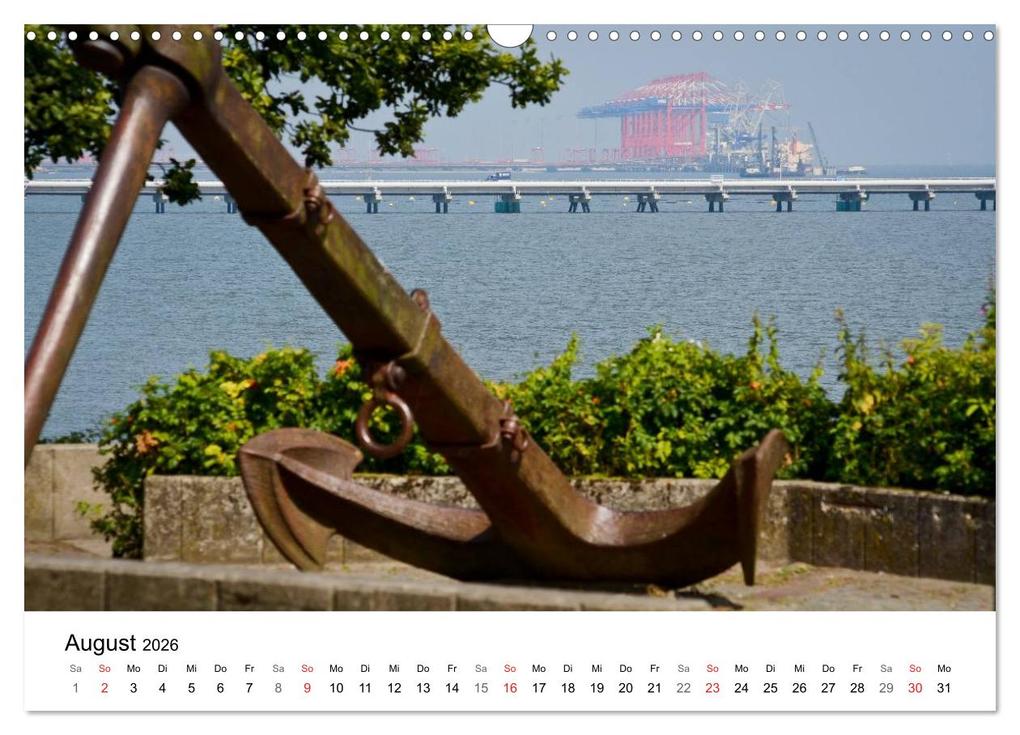 Weitere Ansicht: Maritime Impressionen Wilhelmshaven (Wandkalender 2026 DIN A3 quer), CALVENDO Monatskalender | © www.geniusstrand.de, Calvendo