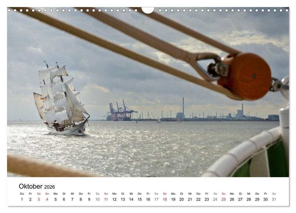 Weitere Ansicht: Maritime Impressionen Wilhelmshaven (Wandkalender 2026 DIN A3 quer), CALVENDO Monatskalender | © www.geniusstrand.de, Calvendo