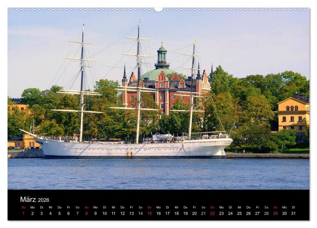Weitere Ansicht: Sommer in Stockholm 2026 (hochwertiger Premium Wandkalender 2026 DIN A2 quer), Kunstdruck in Hochglanz | Evelyne Berger, Calvendo