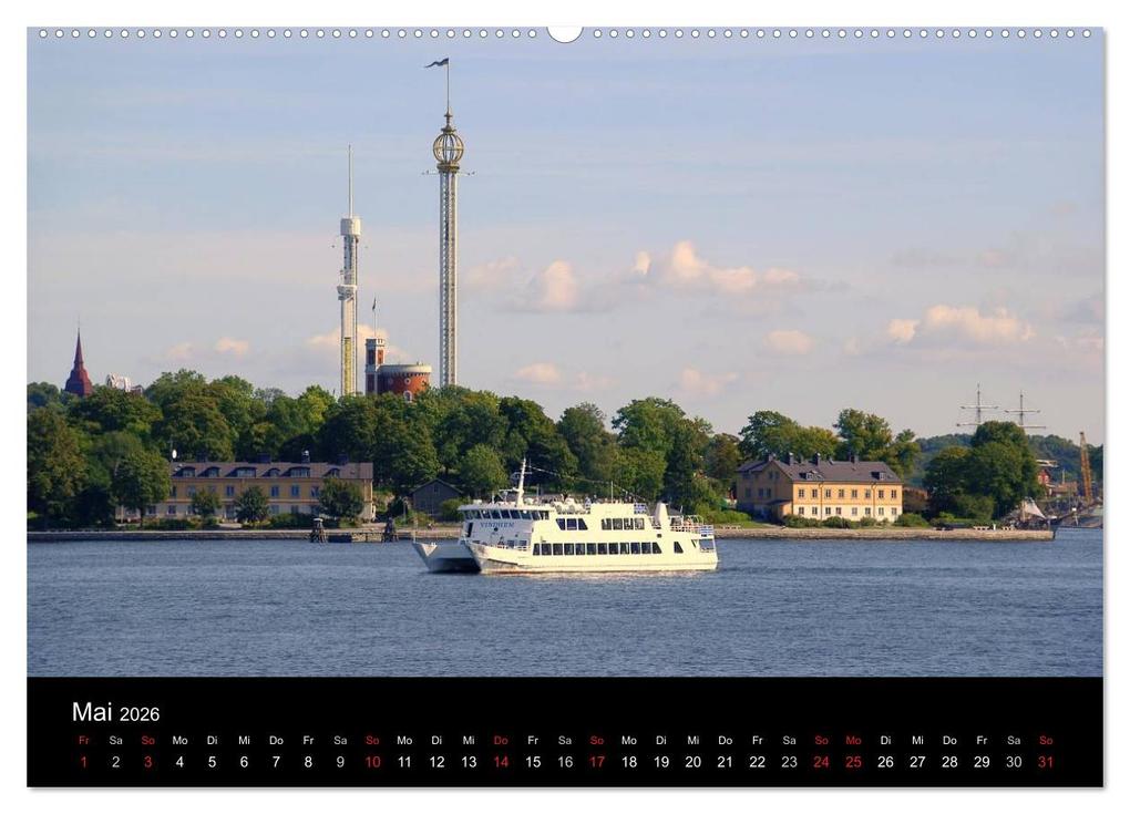 Weitere Ansicht: Sommer in Stockholm 2026 (hochwertiger Premium Wandkalender 2026 DIN A2 quer), Kunstdruck in Hochglanz | Evelyne Berger, Calvendo