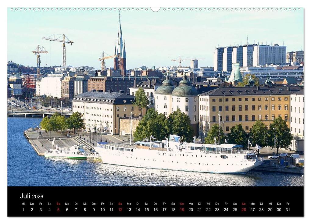 Weitere Ansicht: Sommer in Stockholm 2026 (hochwertiger Premium Wandkalender 2026 DIN A2 quer), Kunstdruck in Hochglanz | Evelyne Berger, Calvendo