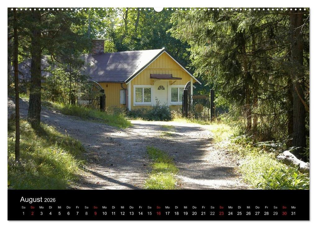 Weitere Ansicht: Sommer in Stockholm 2026 (hochwertiger Premium Wandkalender 2026 DIN A2 quer), Kunstdruck in Hochglanz | Evelyne Berger, Calvendo