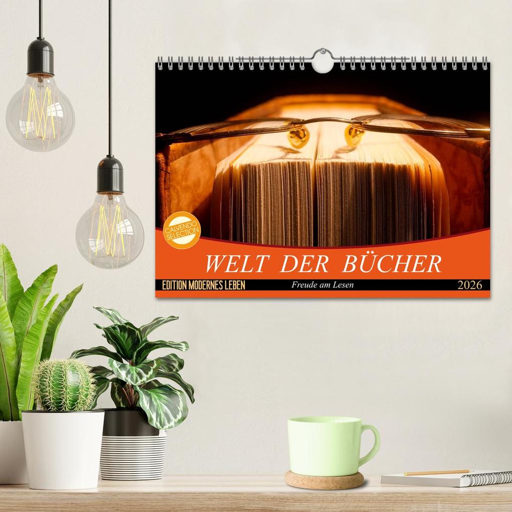 Weitere Ansicht: Welt der Bücher (Wandkalender 2026 DIN A4 quer), CALVENDO Monatskalender | Anette/Thomas Jäger, Calvendo