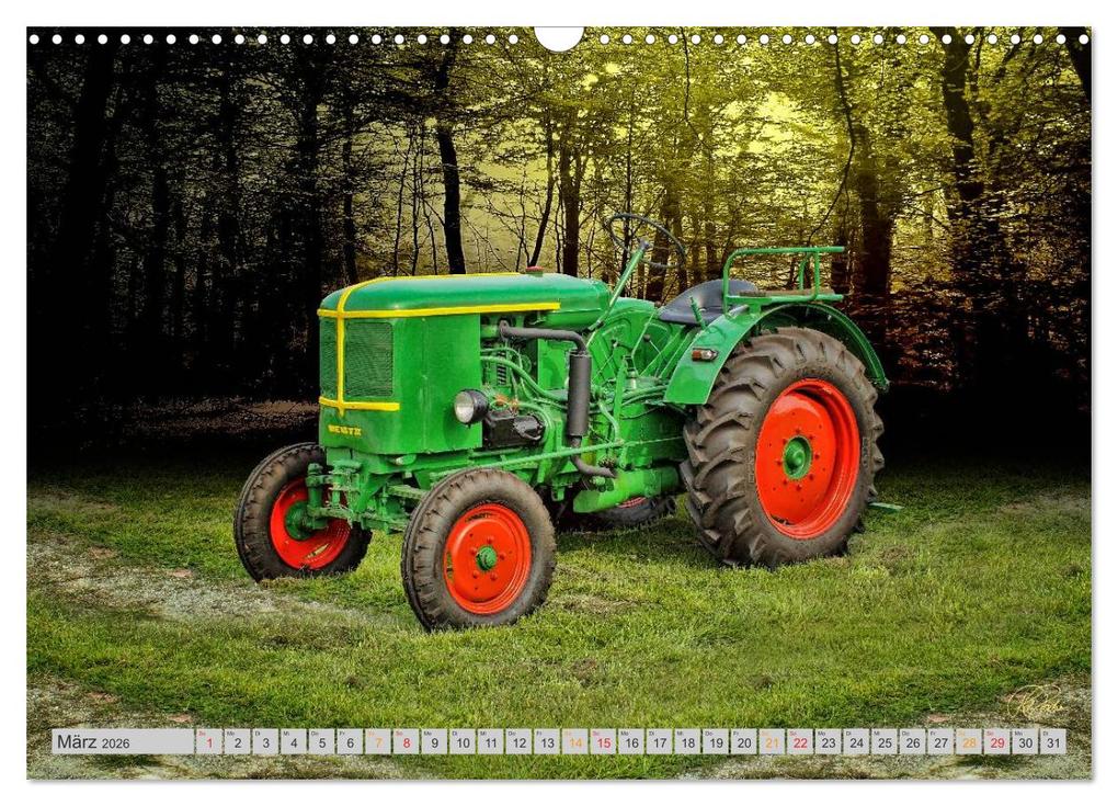 Weitere Ansicht: Geliebte Oldtimer Traktoren (Wandkalender 2026 DIN A3 quer), CALVENDO Monatskalender | Peter Roder, Calvendo