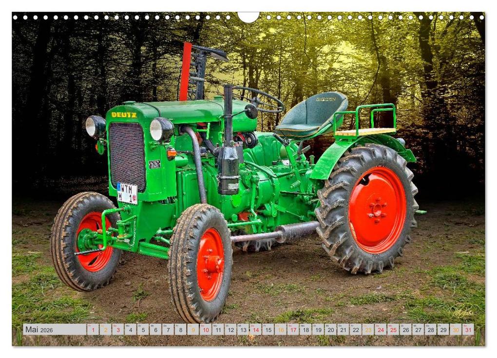 Weitere Ansicht: Geliebte Oldtimer Traktoren (Wandkalender 2026 DIN A3 quer), CALVENDO Monatskalender | Peter Roder, Calvendo