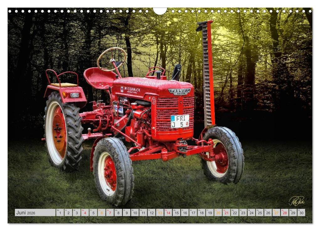 Weitere Ansicht: Geliebte Oldtimer Traktoren (Wandkalender 2026 DIN A3 quer), CALVENDO Monatskalender | Peter Roder, Calvendo