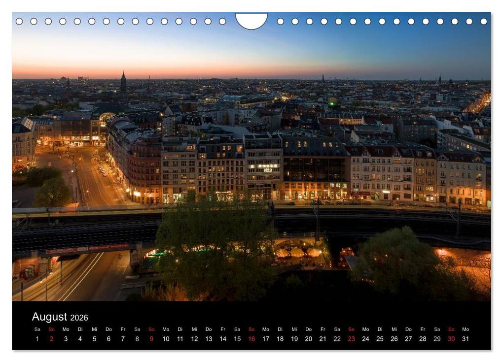 Weitere Ansicht: Die Blaue Stunde in Berlin (Wandkalender 2026 DIN A4 quer), CALVENDO Monatskalender | Fotoatelier Berlin, Calvendo