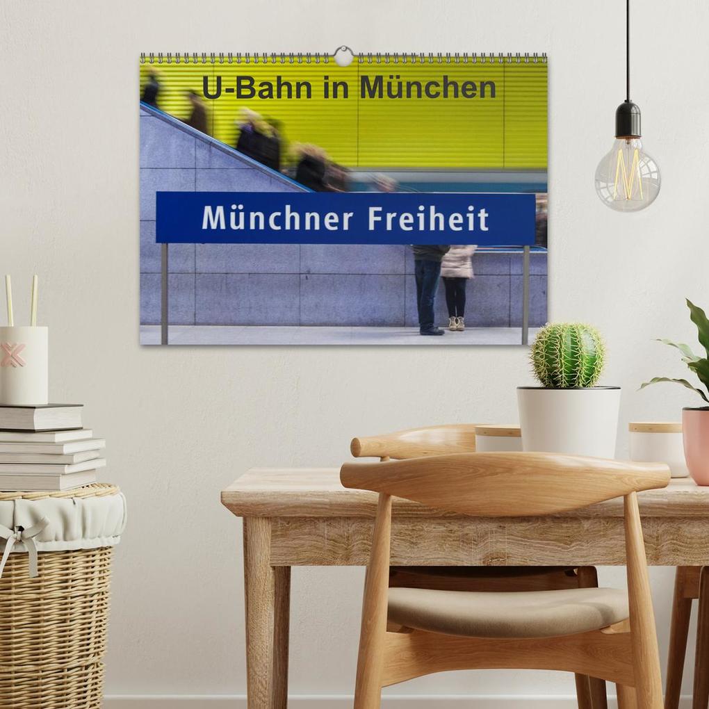 Weitere Ansicht: U-Bahn in München (Wandkalender 2026 DIN A3 quer), CALVENDO Monatskalender | Klaus Faltin, Calvendo