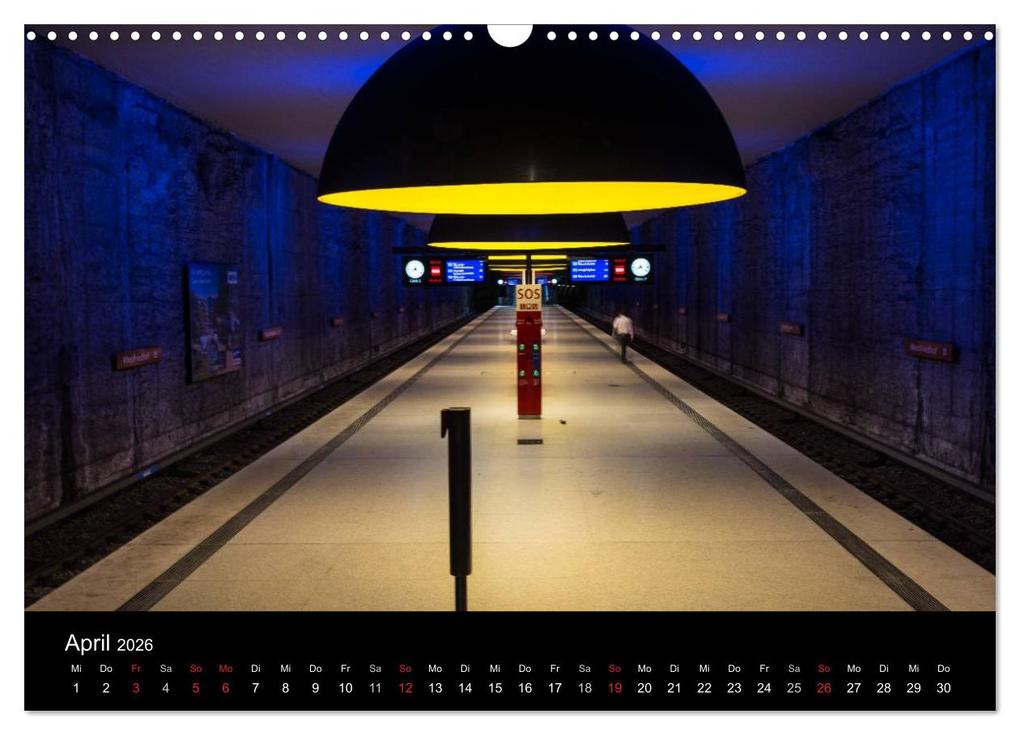 Weitere Ansicht: U-Bahn in München (Wandkalender 2026 DIN A3 quer), CALVENDO Monatskalender | Klaus Faltin, Calvendo