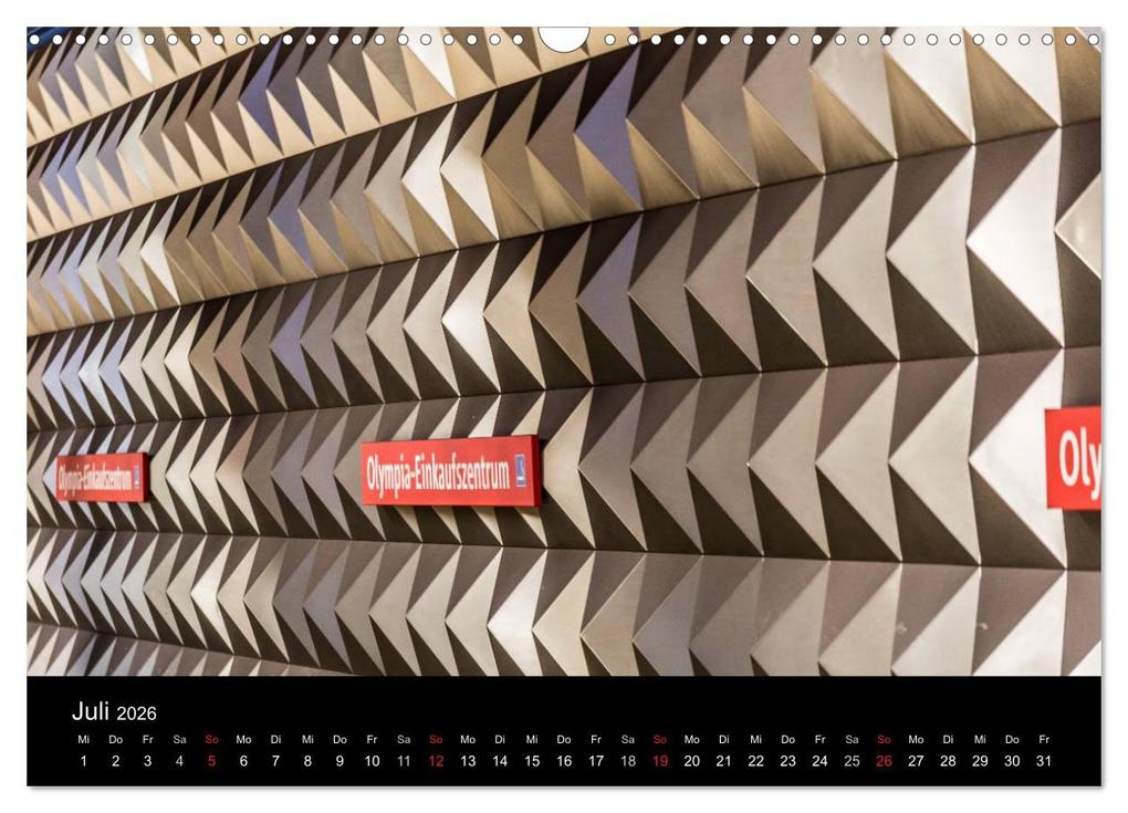 Weitere Ansicht: U-Bahn in München (Wandkalender 2026 DIN A3 quer), CALVENDO Monatskalender | Klaus Faltin, Calvendo