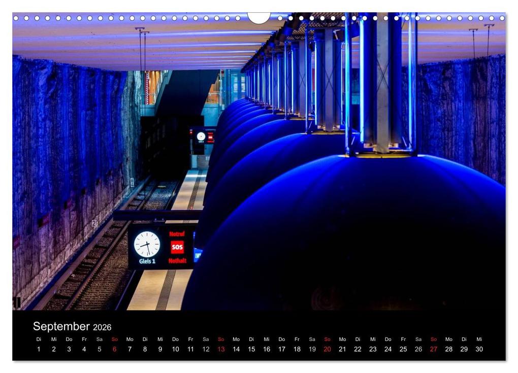 Weitere Ansicht: U-Bahn in München (Wandkalender 2026 DIN A3 quer), CALVENDO Monatskalender | Klaus Faltin, Calvendo