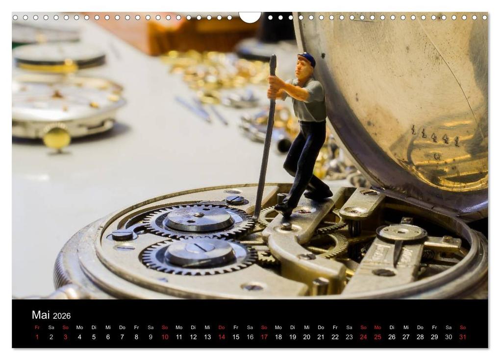 Weitere Ansicht: UHR Menschen (Wandkalender 2026 DIN A3 quer), CALVENDO Monatskalender | Holger Rochow, Calvendo