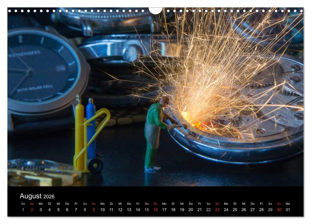 Weitere Ansicht: UHR Menschen (Wandkalender 2026 DIN A3 quer), CALVENDO Monatskalender | Holger Rochow, Calvendo