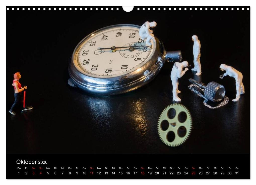 Weitere Ansicht: UHR Menschen (Wandkalender 2026 DIN A3 quer), CALVENDO Monatskalender | Holger Rochow, Calvendo