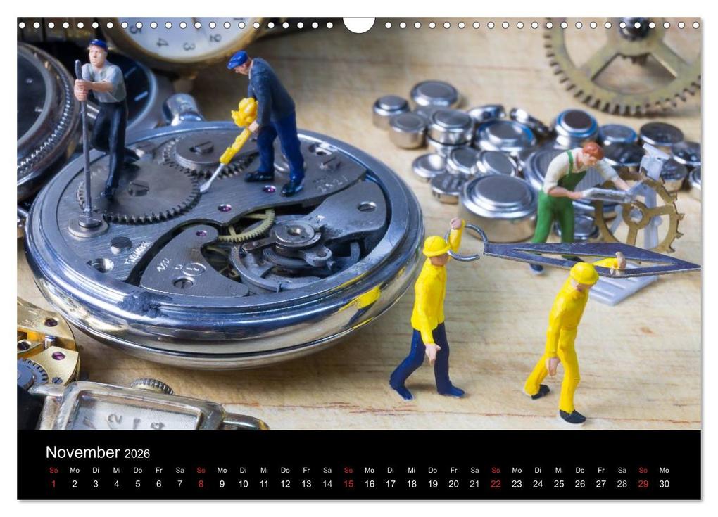 Weitere Ansicht: UHR Menschen (Wandkalender 2026 DIN A3 quer), CALVENDO Monatskalender | Holger Rochow, Calvendo