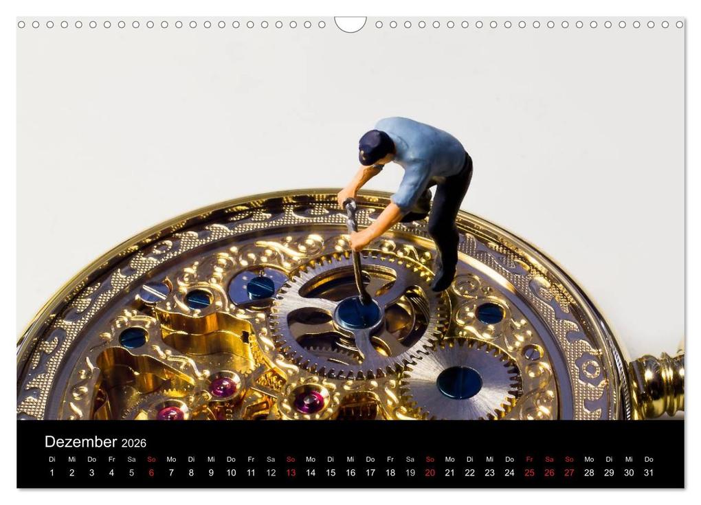 Weitere Ansicht: UHR Menschen (Wandkalender 2026 DIN A3 quer), CALVENDO Monatskalender | Holger Rochow, Calvendo