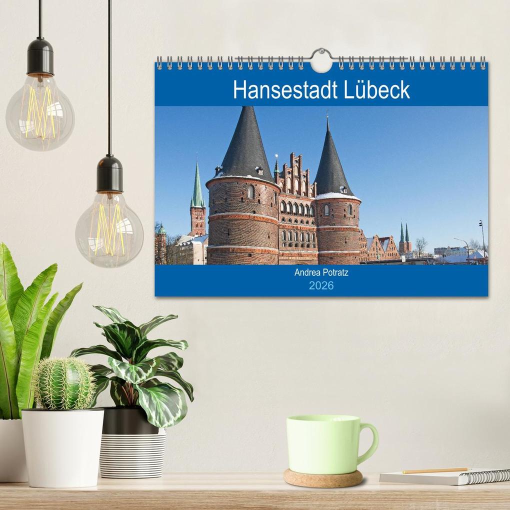 Weitere Ansicht: Hansestadt Lübeck / Geburtstagskalender (Wandkalender 2026 DIN A4 quer), CALVENDO Monatskalender | Andrea Potratz, Calvendo