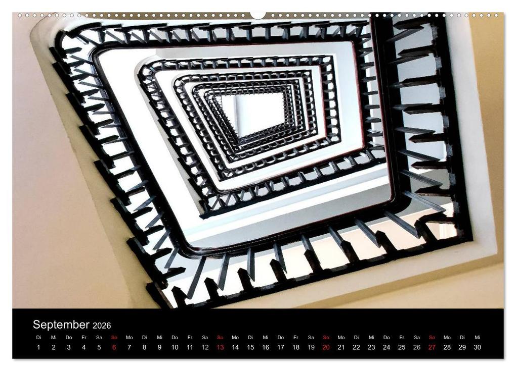 Weitere Ansicht: Faszination Treppen (hochwertiger Premium Wandkalender 2026 DIN A2 quer), Kunstdruck in Hochglanz | Carina Buchspies, Calvendo