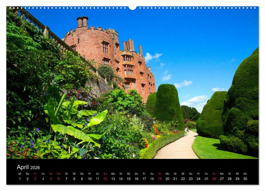 Weitere Ansicht: Burgen, Schlösser, Landhäuser (hochwertiger Premium Wandkalender 2026 DIN A2 quer), Kunstdruck in Hochglanz | Calvendo, Gabriela Wernicke-Marfo