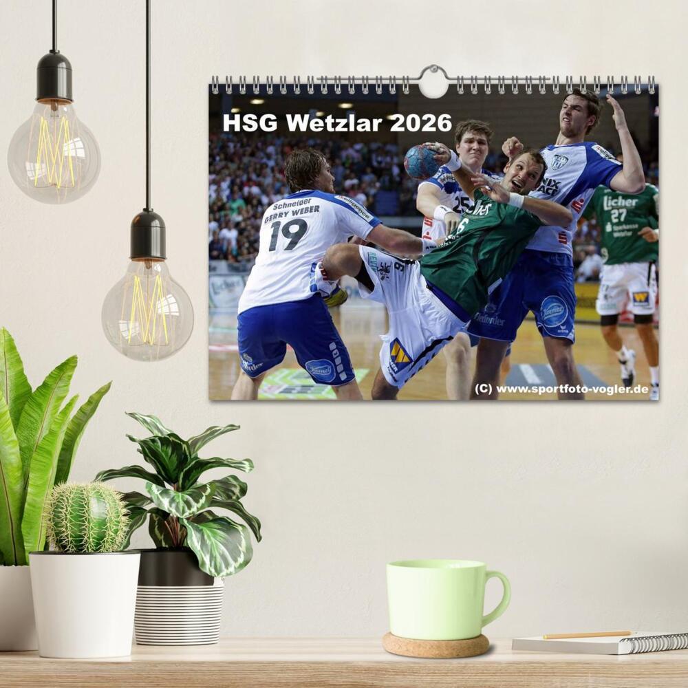 Weitere Ansicht: HSG Wetzlar - Handball Bundesliga 2026 (Wandkalender 2026 DIN A4 quer), CALVENDO Monatskalender | Calvendo, Sportfoto Oliver Vogler
