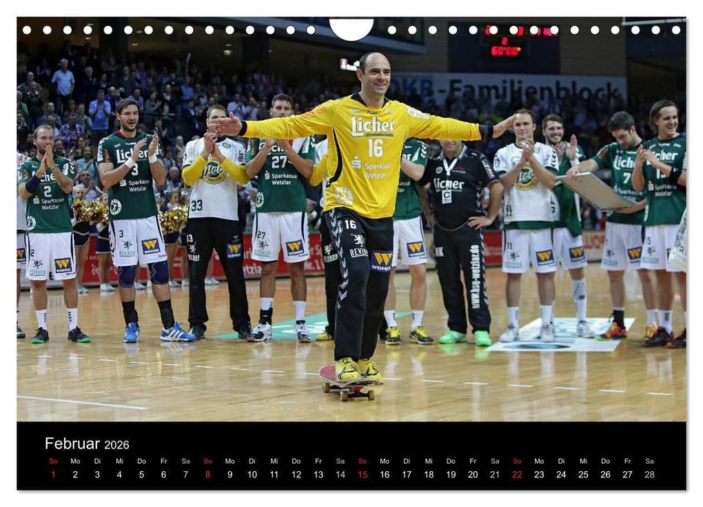 Weitere Ansicht: HSG Wetzlar - Handball Bundesliga 2026 (Wandkalender 2026 DIN A4 quer), CALVENDO Monatskalender | Calvendo, Sportfoto Oliver Vogler