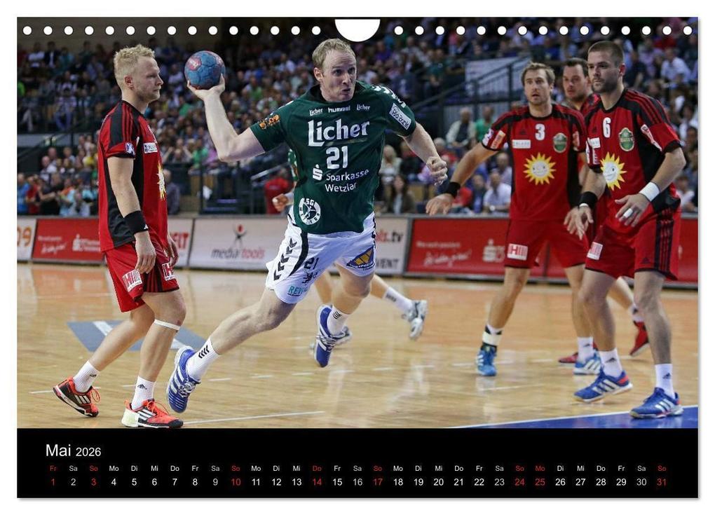 Weitere Ansicht: HSG Wetzlar - Handball Bundesliga 2026 (Wandkalender 2026 DIN A4 quer), CALVENDO Monatskalender | Calvendo, Sportfoto Oliver Vogler