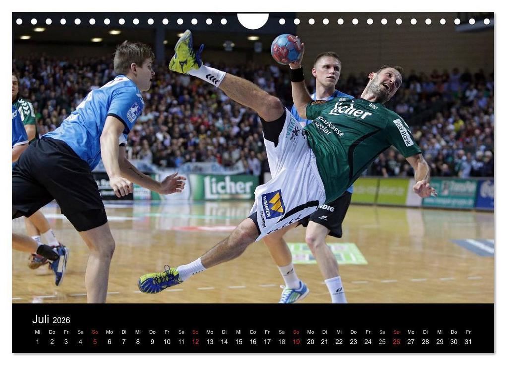 Weitere Ansicht: HSG Wetzlar - Handball Bundesliga 2026 (Wandkalender 2026 DIN A4 quer), CALVENDO Monatskalender | Calvendo, Sportfoto Oliver Vogler