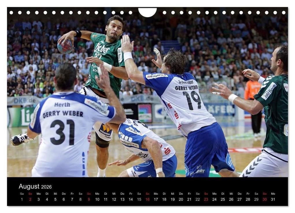 Weitere Ansicht: HSG Wetzlar - Handball Bundesliga 2026 (Wandkalender 2026 DIN A4 quer), CALVENDO Monatskalender | Calvendo, Sportfoto Oliver Vogler