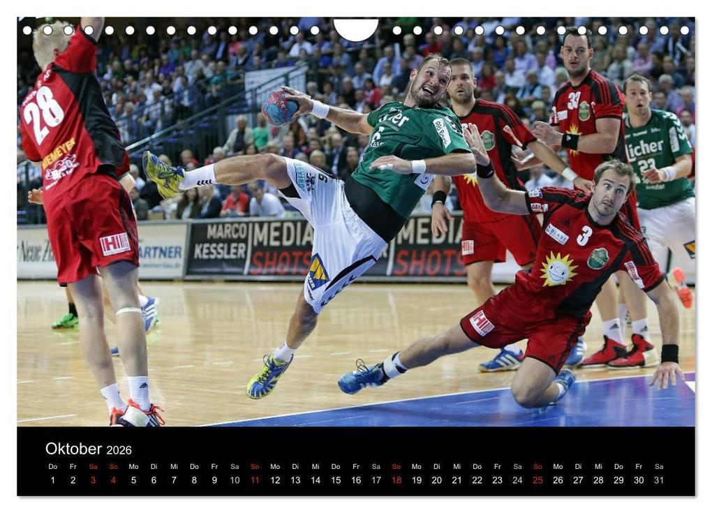 Weitere Ansicht: HSG Wetzlar - Handball Bundesliga 2026 (Wandkalender 2026 DIN A4 quer), CALVENDO Monatskalender | Calvendo, Sportfoto Oliver Vogler