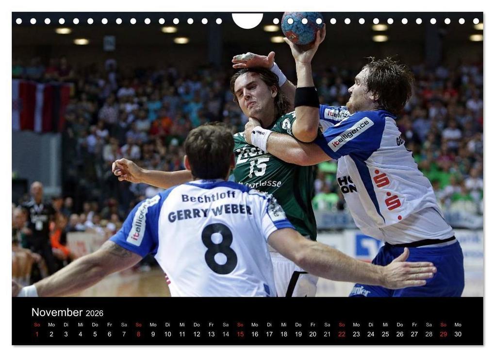 Weitere Ansicht: HSG Wetzlar - Handball Bundesliga 2026 (Wandkalender 2026 DIN A4 quer), CALVENDO Monatskalender | Calvendo, Sportfoto Oliver Vogler