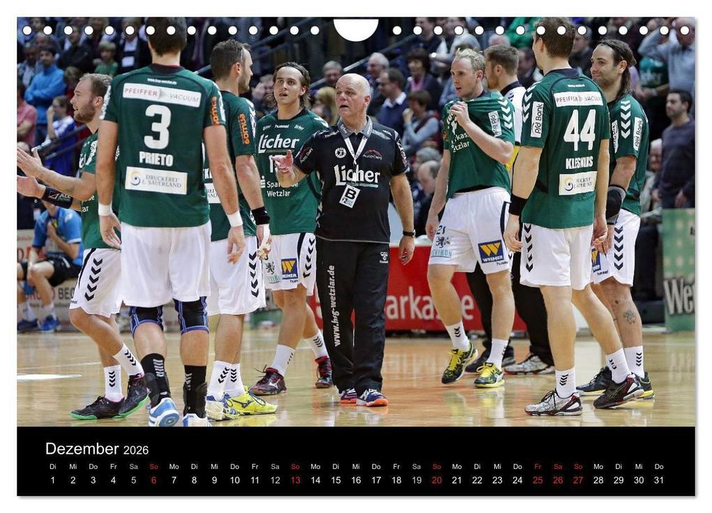 Weitere Ansicht: HSG Wetzlar - Handball Bundesliga 2026 (Wandkalender 2026 DIN A4 quer), CALVENDO Monatskalender | Calvendo, Sportfoto Oliver Vogler
