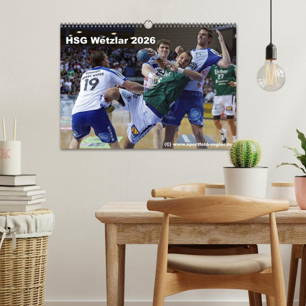 Weitere Ansicht: HSG Wetzlar - Handball Bundesliga 2026 (Wandkalender 2026 DIN A3 quer), CALVENDO Monatskalender | Calvendo, Sportfoto Oliver Vogler