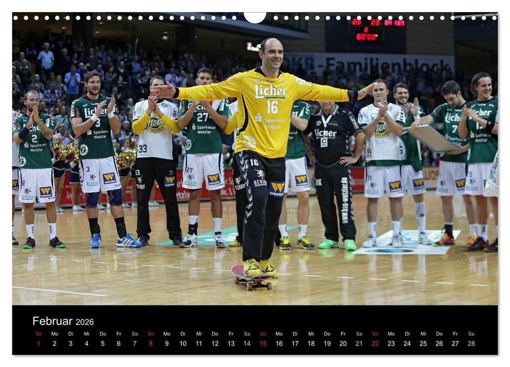 Weitere Ansicht: HSG Wetzlar - Handball Bundesliga 2026 (Wandkalender 2026 DIN A3 quer), CALVENDO Monatskalender | Calvendo, Sportfoto Oliver Vogler