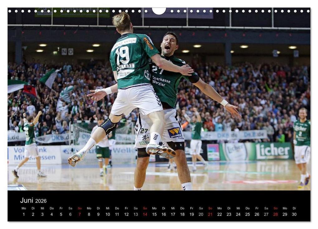 Weitere Ansicht: HSG Wetzlar - Handball Bundesliga 2026 (Wandkalender 2026 DIN A3 quer), CALVENDO Monatskalender | Calvendo, Sportfoto Oliver Vogler
