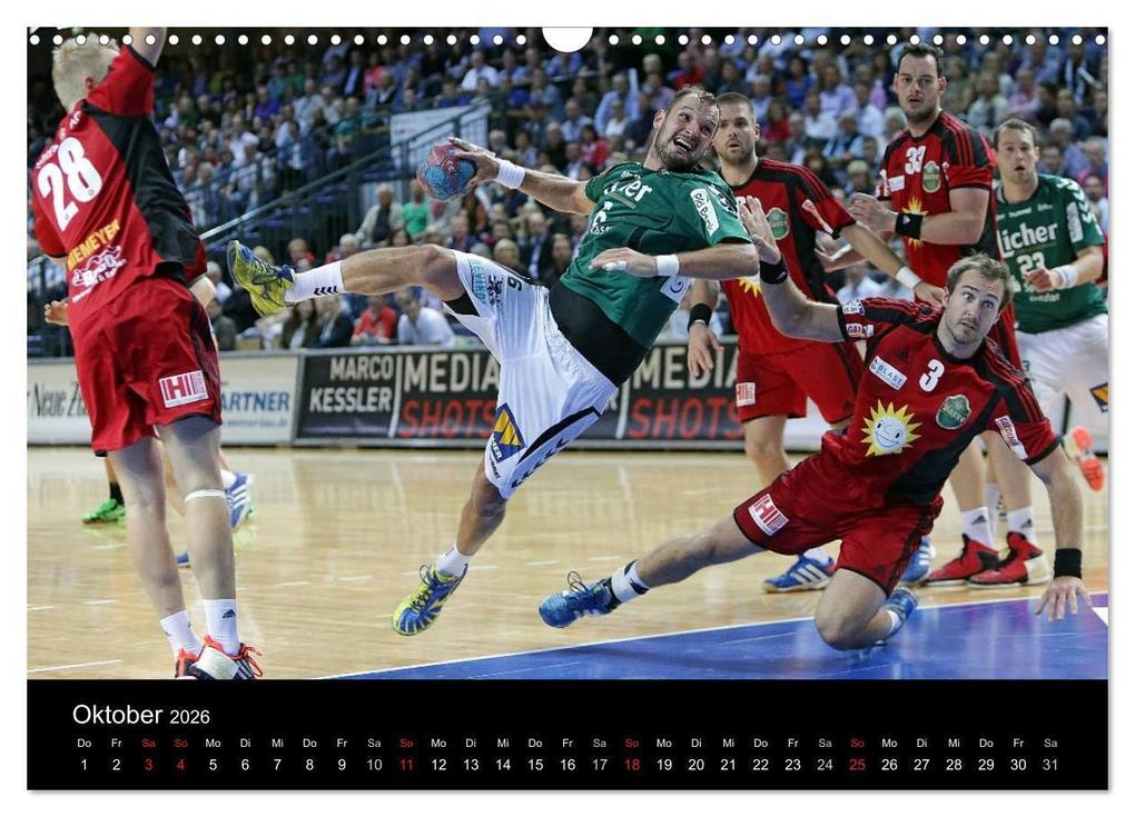 Weitere Ansicht: HSG Wetzlar - Handball Bundesliga 2026 (Wandkalender 2026 DIN A3 quer), CALVENDO Monatskalender | Calvendo, Sportfoto Oliver Vogler