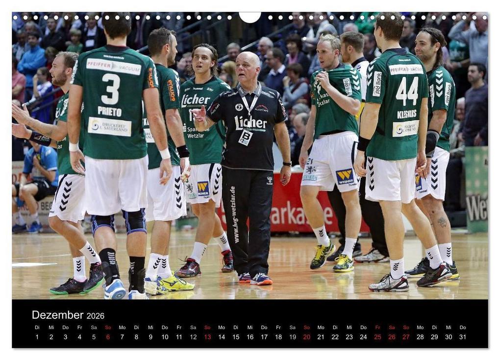 Weitere Ansicht: HSG Wetzlar - Handball Bundesliga 2026 (Wandkalender 2026 DIN A3 quer), CALVENDO Monatskalender | Calvendo, Sportfoto Oliver Vogler