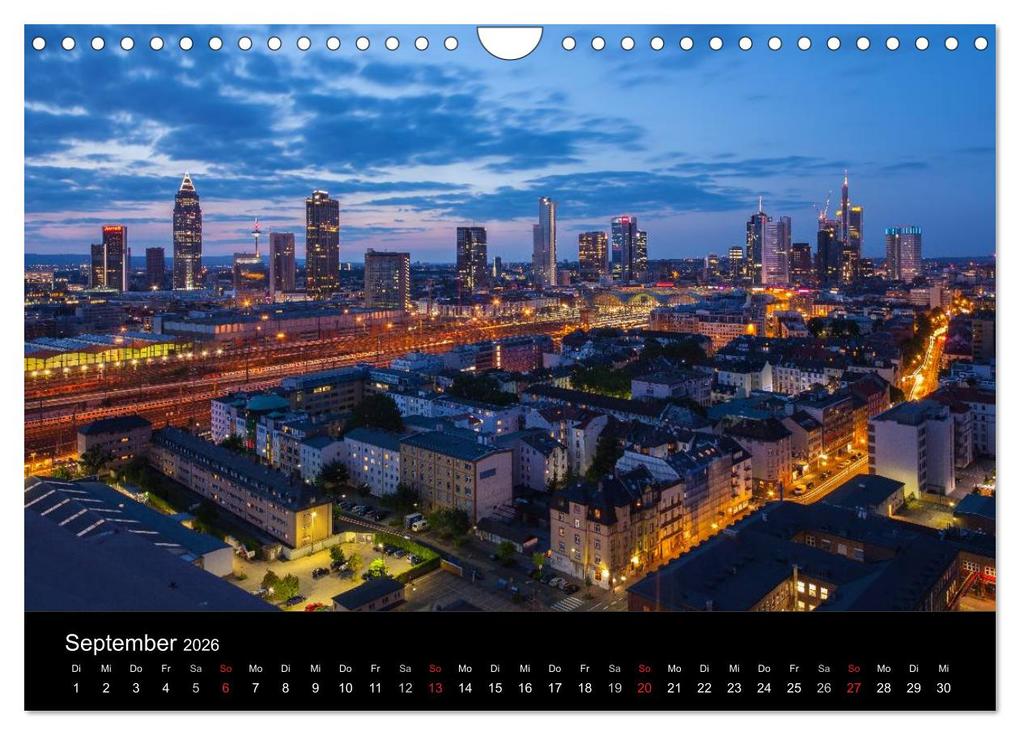 Weitere Ansicht: Frankfurt Skylights 2026 (Wandkalender 2026 DIN A4 quer), CALVENDO Monatskalender | Calvendo, Markus Pavlowsky Photography
